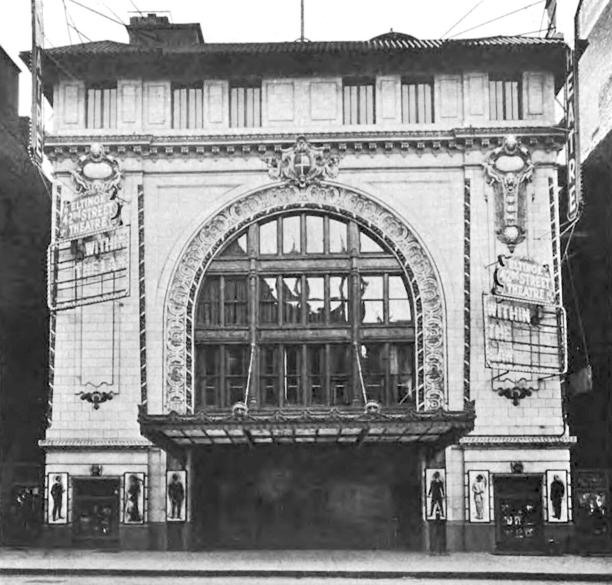 Eltinge Theatre facade circa 1912 Thomas W. Lamb, architect. 