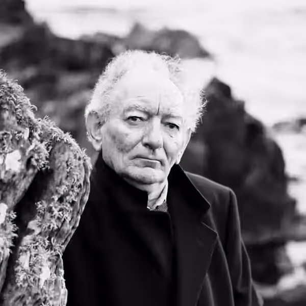 A headshot of Brian Friel