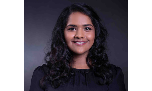 A photo of playwright Madhuri Shekar