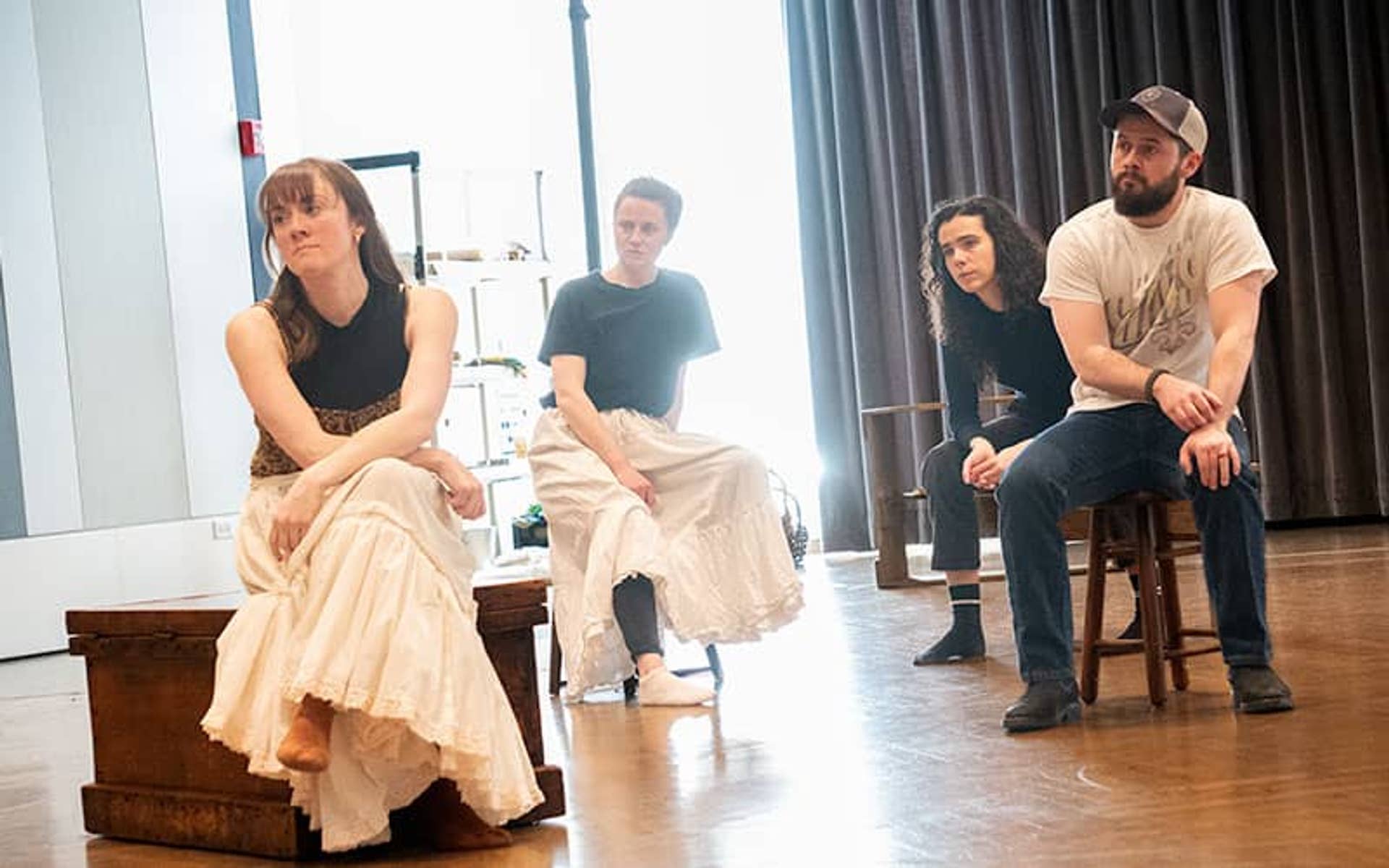 The cast of TRANSLATIONS 